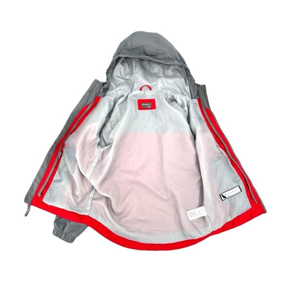 Eddie Bauer Boys 3-In-1 Jacket Size Small 7-8 Windbreaker Fleece Red Gray - Picture 8 of 13